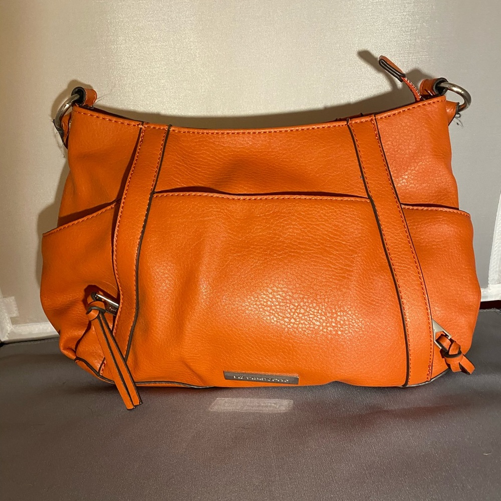 NWOT Liz Claiborne, Orange Leather Purse